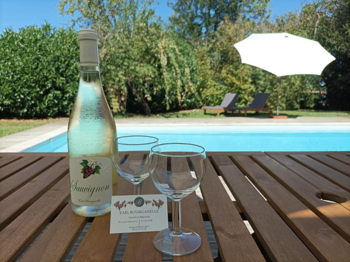 Villa Longere Avec Piscine Couffy Exterior foto